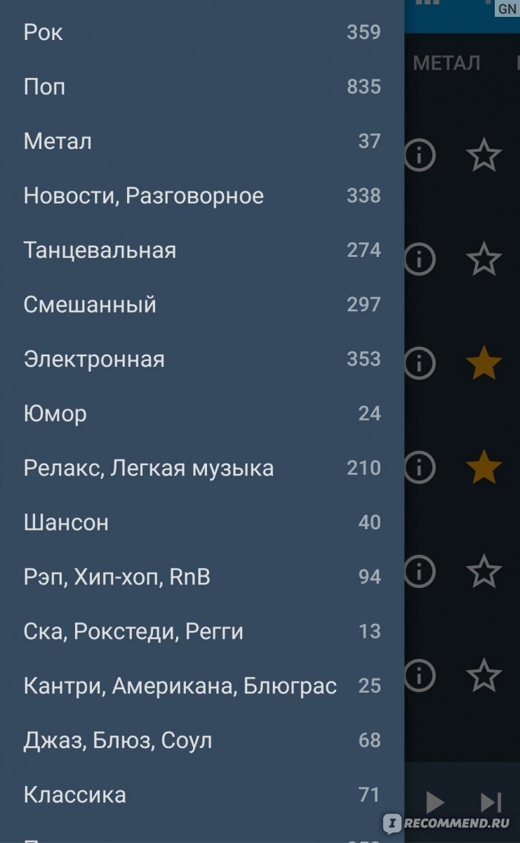 Разговорное радио список